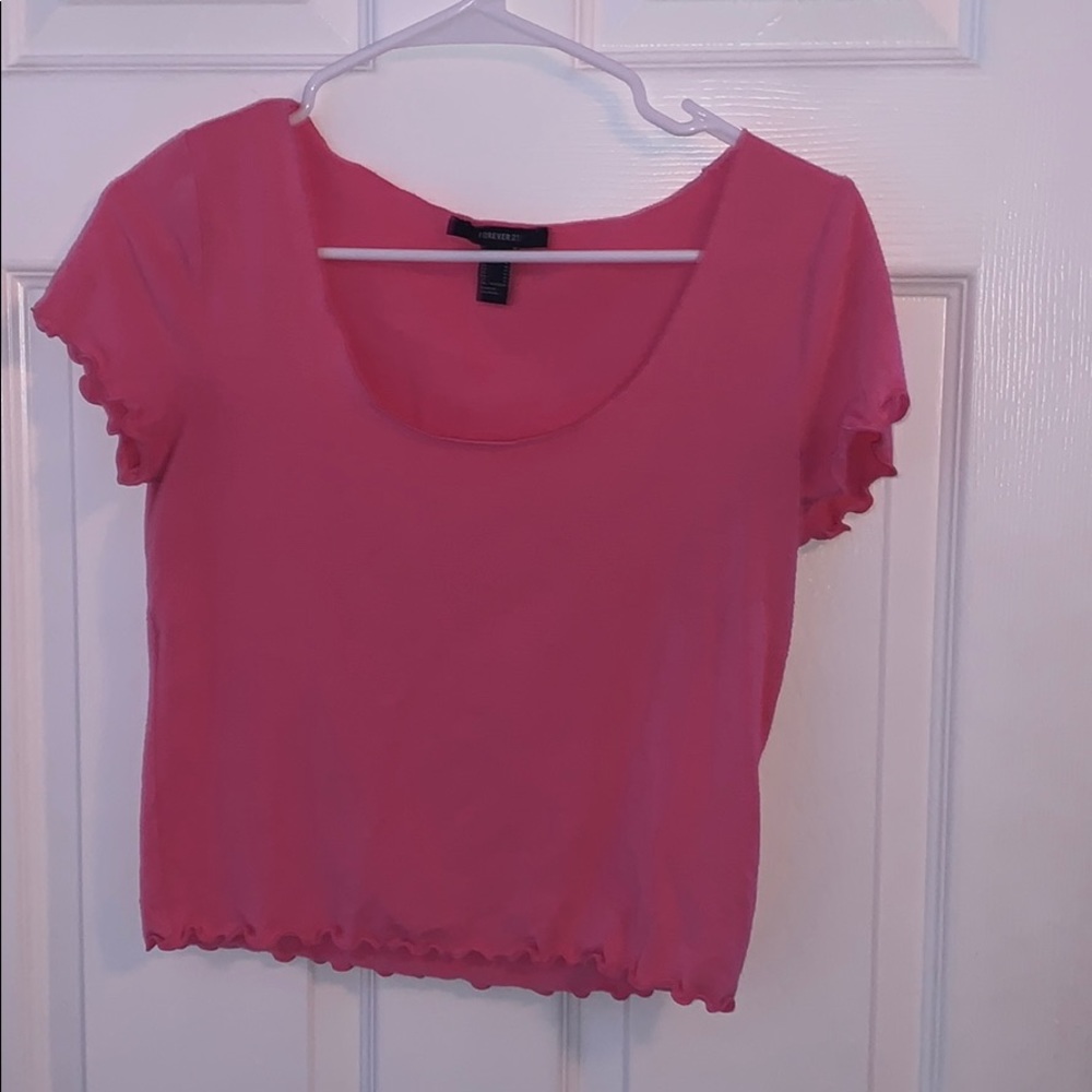 Forever 21 ruffle tee